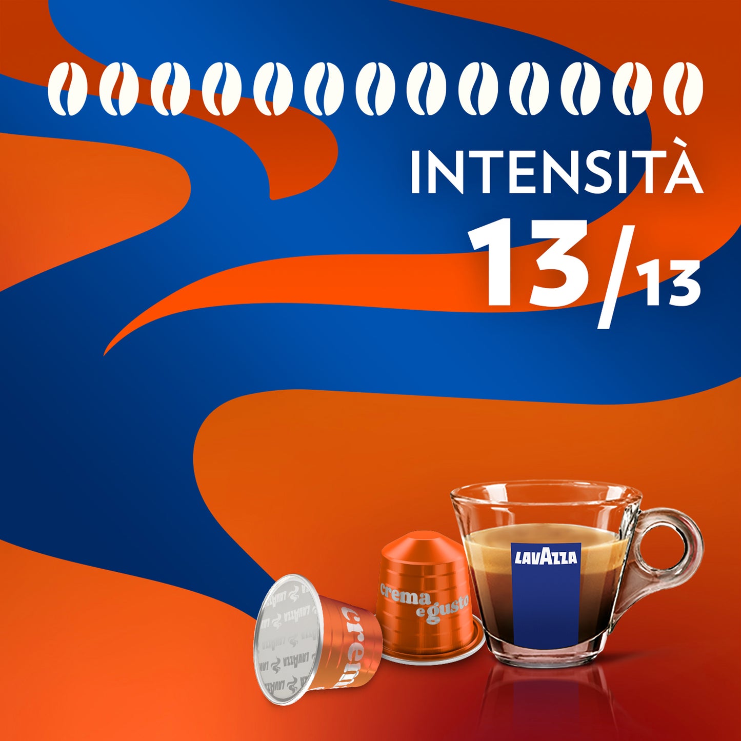 Capsule Alluminio Lavazza Crema e Gusto Forte comp. Nespresso
