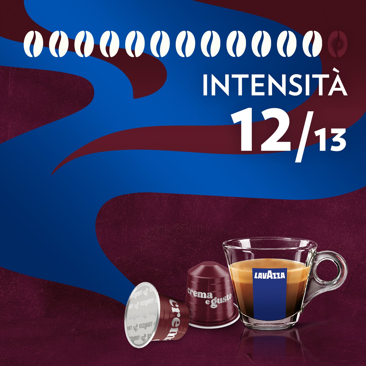 Capsule Alluminio Lavazza Crema e Gusto Ricco comp. Nespresso