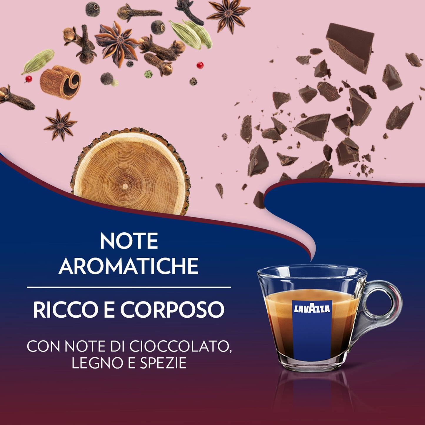Capsule Alluminio Lavazza Crema e Gusto Ricco comp. Nespresso