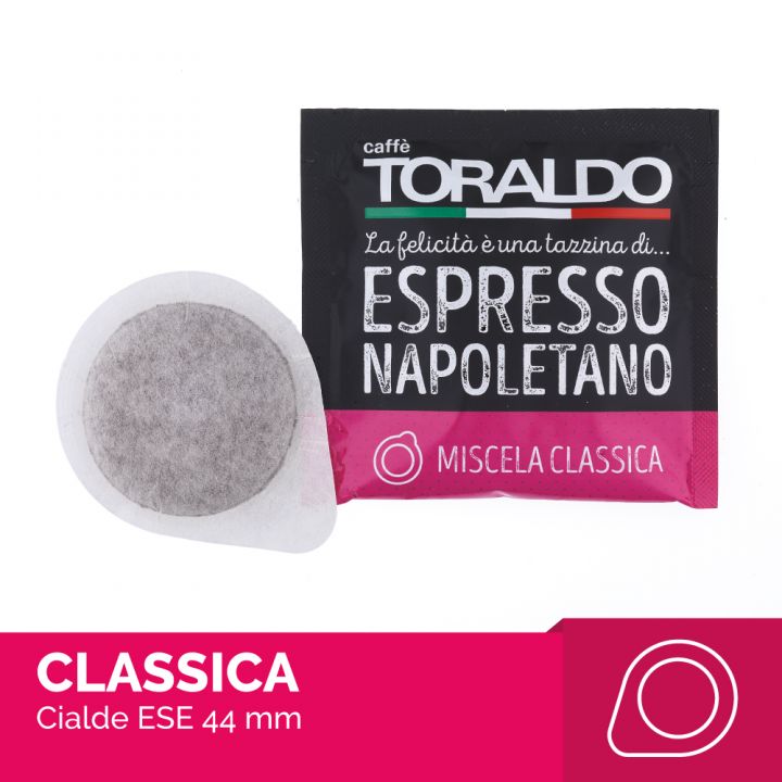 Cialde caffè 44 mm Toraldo Napoletano Miscela Classica