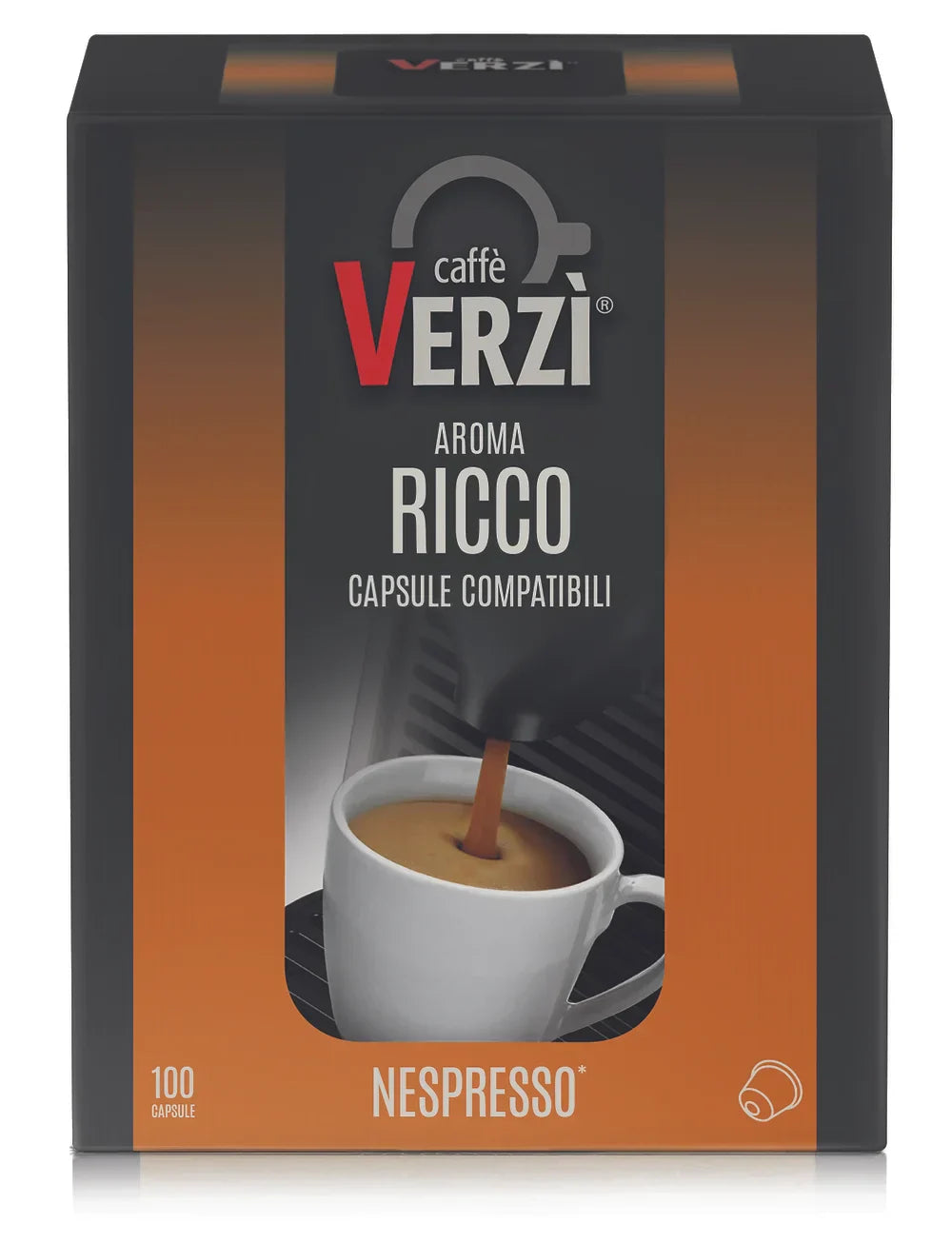 Capsule caffè Verzì miscela RICCO compatibili NESPRESSO