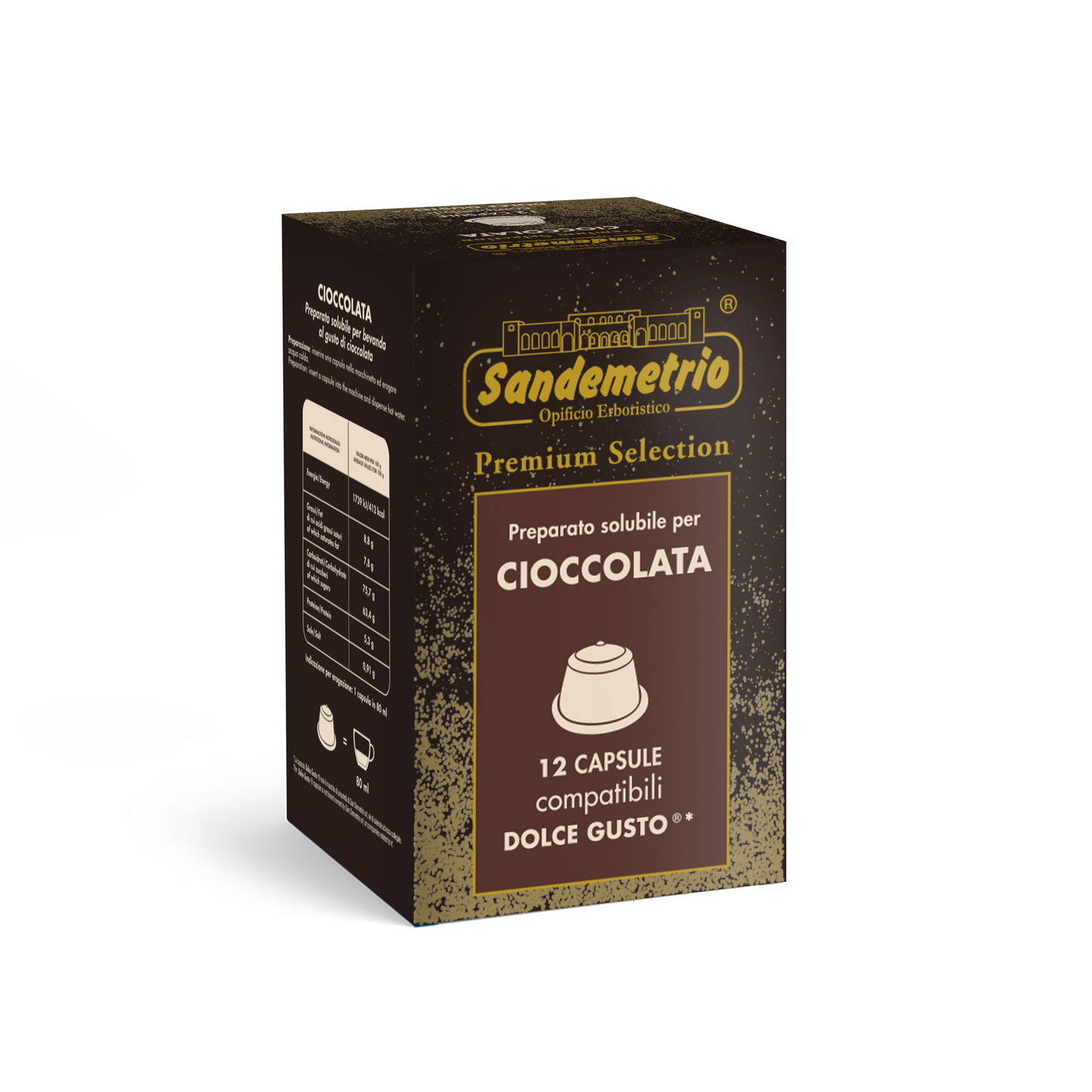 Capsule Sandemetrio Cioccolato Comp. Dolce Gusto