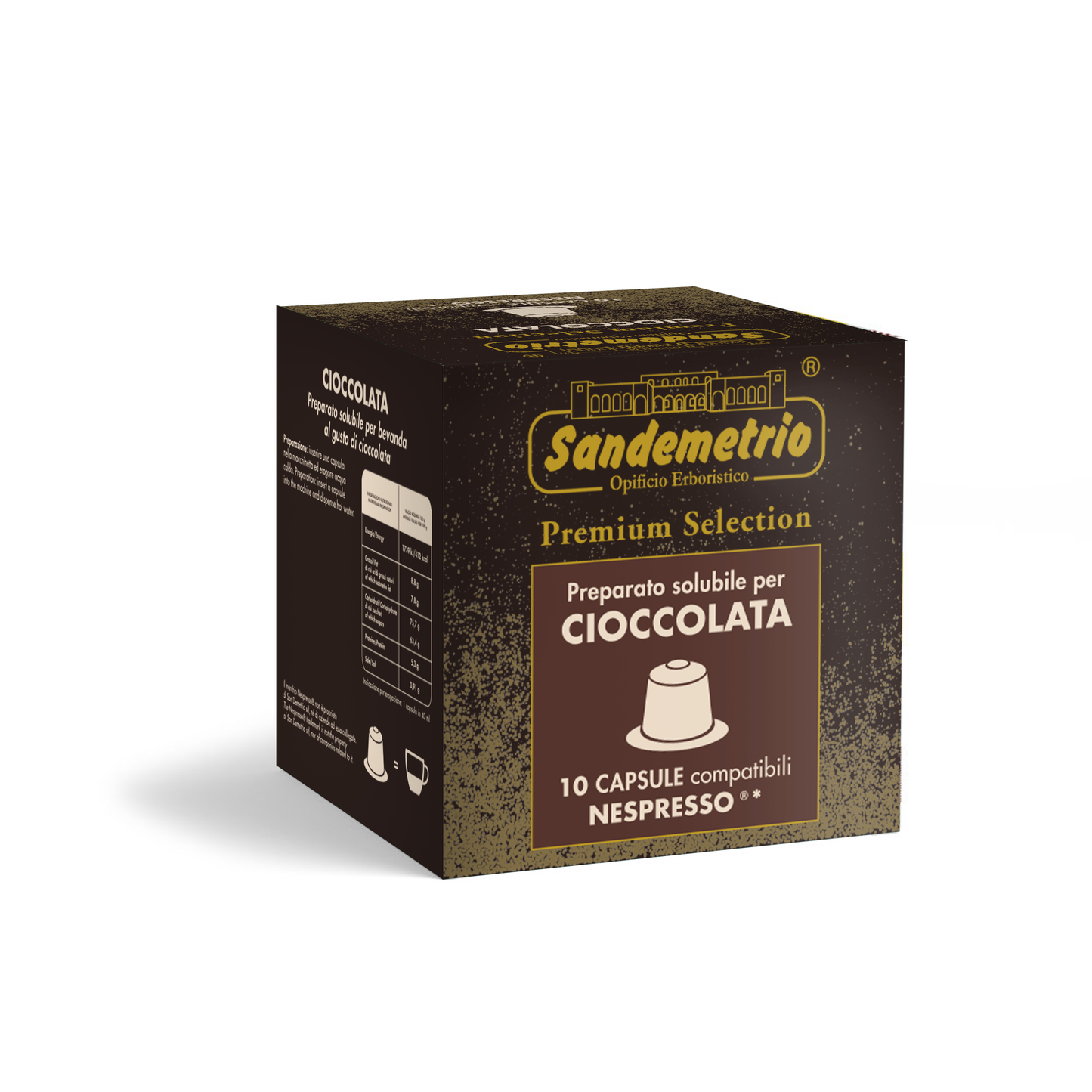Capsule Sandemetrio Cioccolato comp. Nespresso