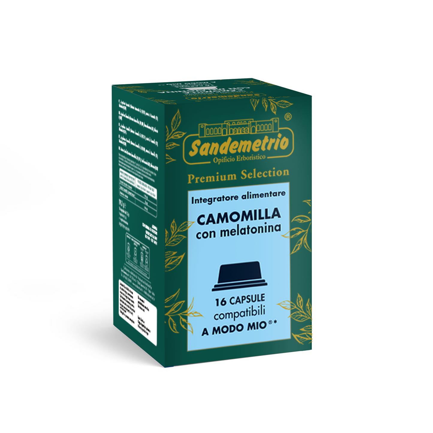Capsule Sandemetrio Camomilla con Melatonina Comp. A Modo Mio