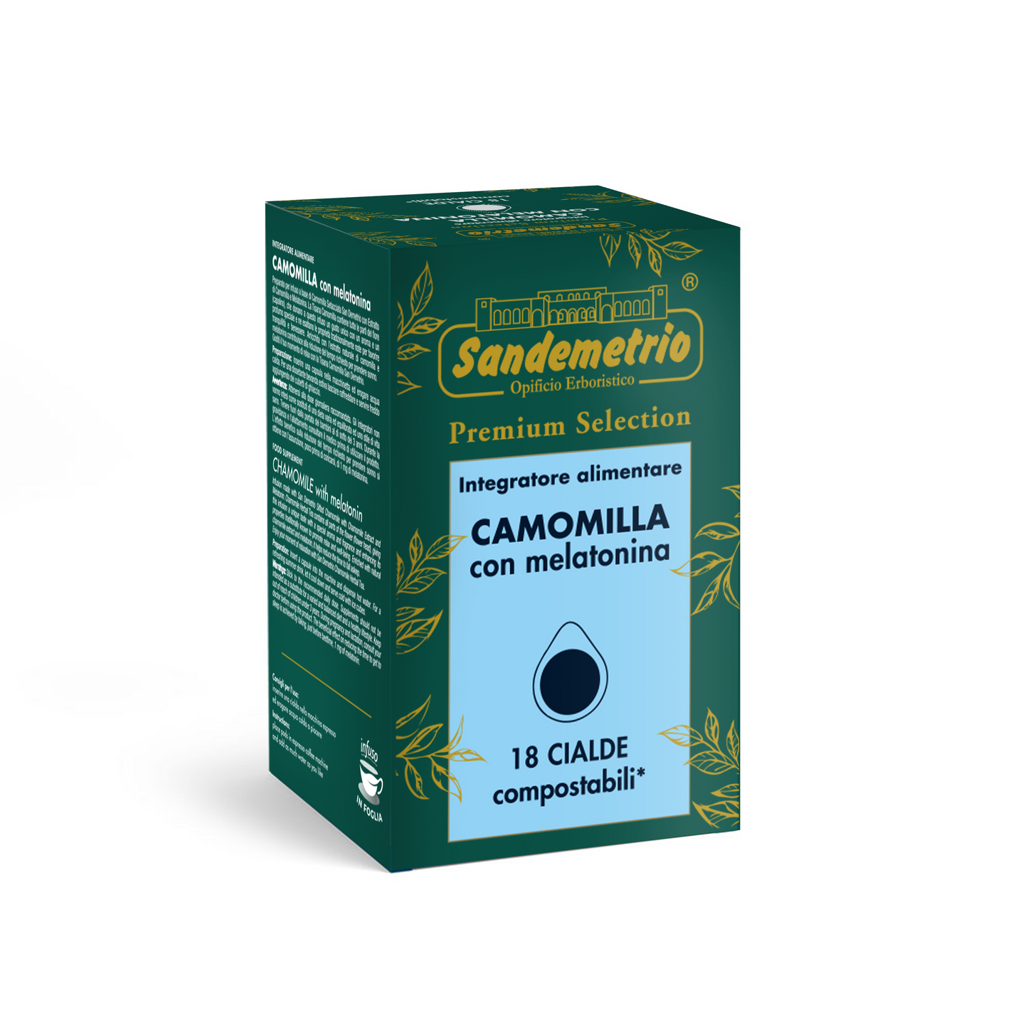 Cialde Sandemetrio Infuso Camomilla con Melatonina