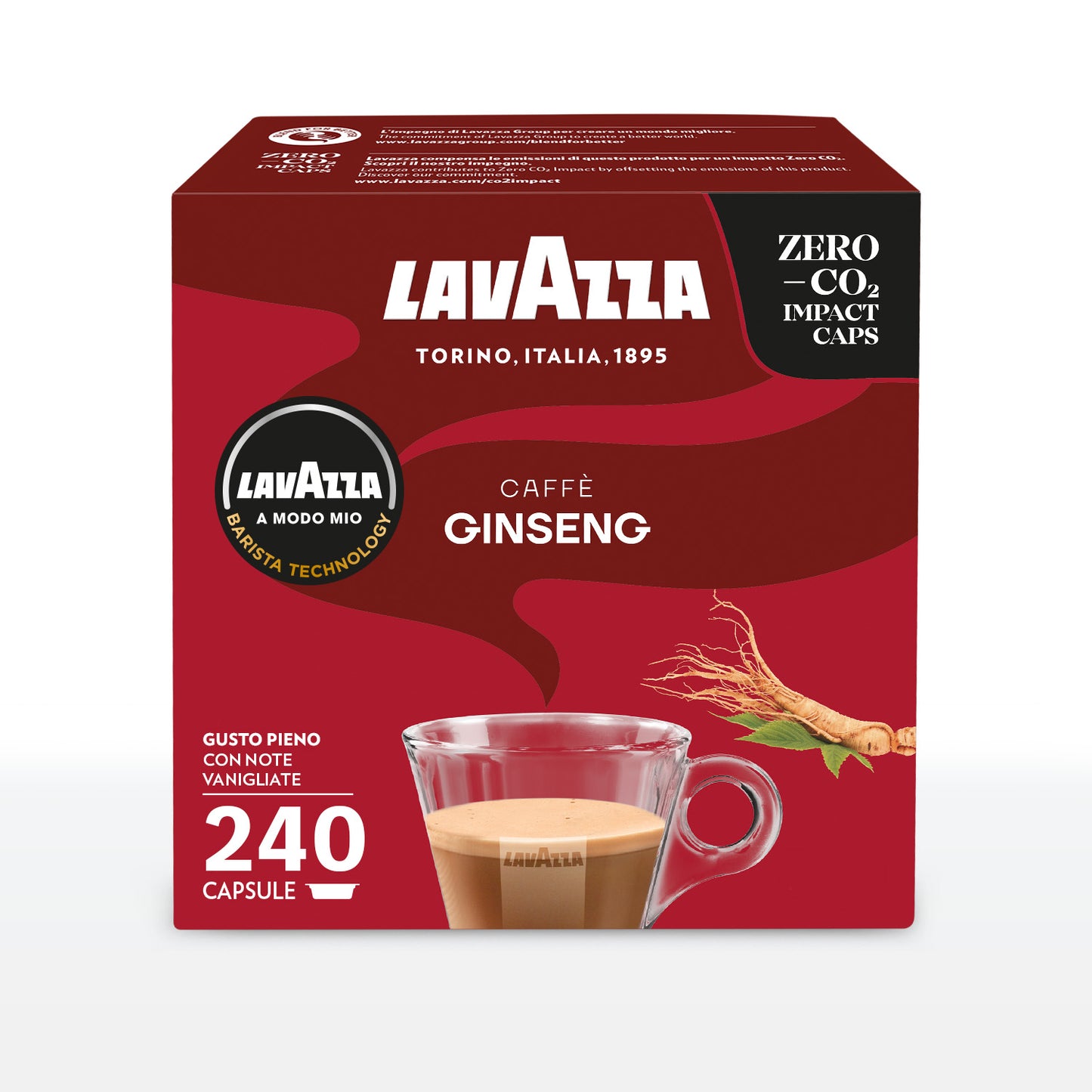 Capsule caffè Lavazza Ginseng compatibili A MODO MIO