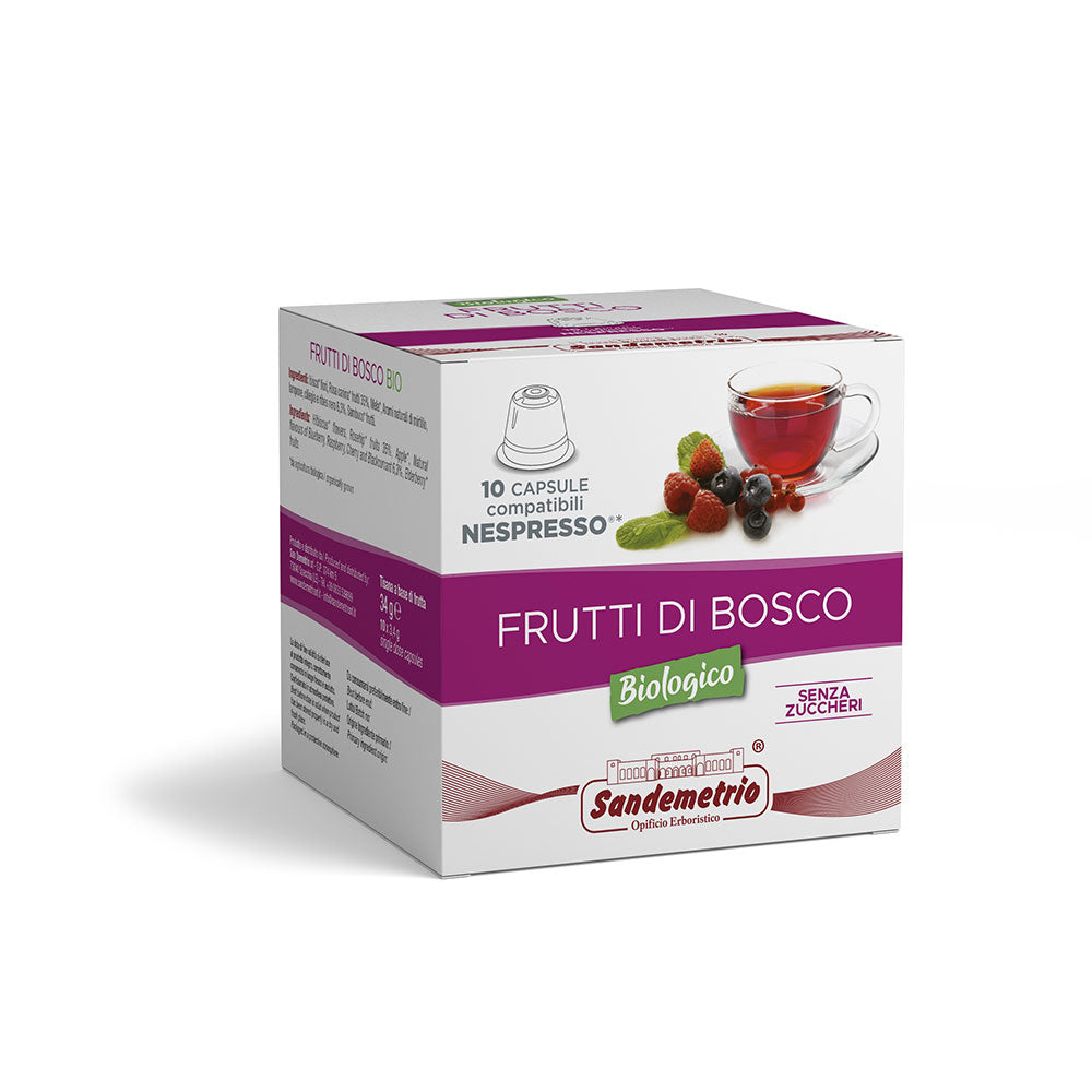 Capsule Sandemetrio Tisana Frutti di Bosco comp. Nespresso