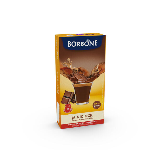 Capsule Borbone Per Bevanda Solubile MINICIOCK Gusto Cioccolata