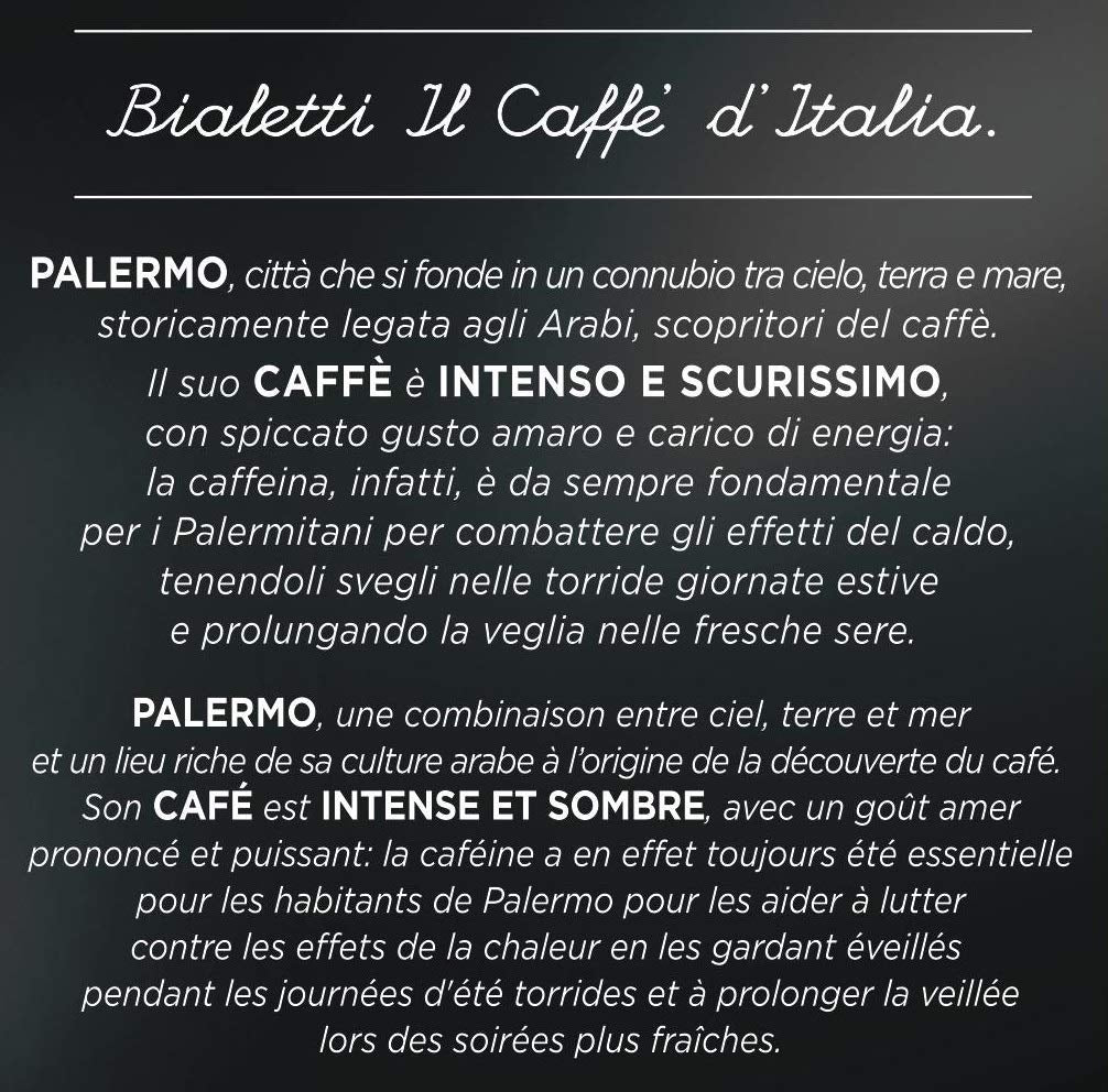 Capsule Bialetti caffè d'Italia Palermo (Gusto Extra)