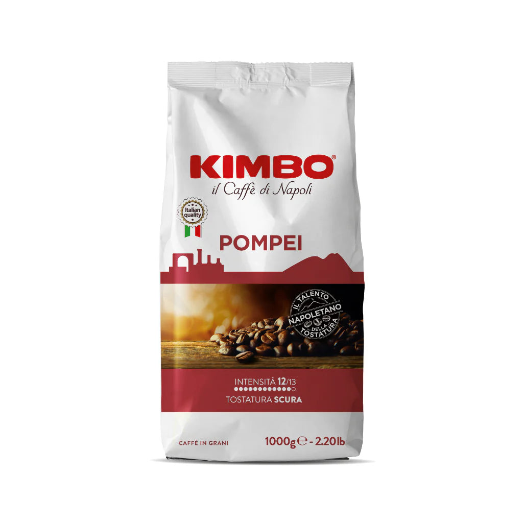 Caffè in grani Kimbo miscela Pompei