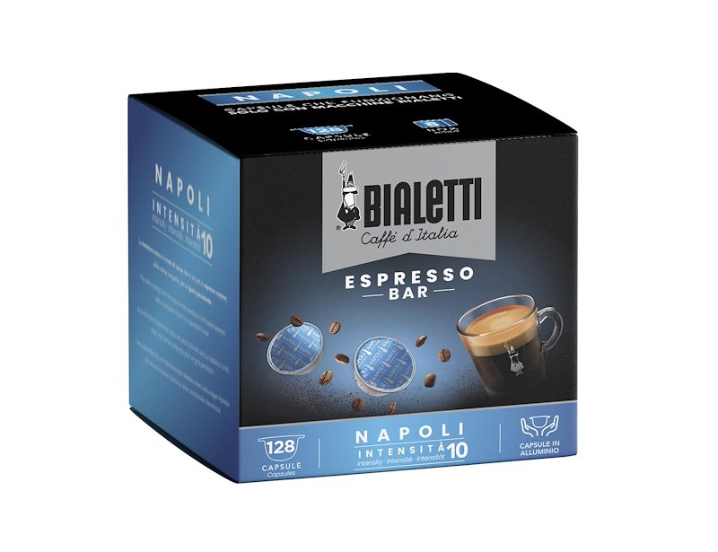 Capsule Bialetti Napoli MULTIPACK (Gusto Forte) - (confezioni da 128 capsule)