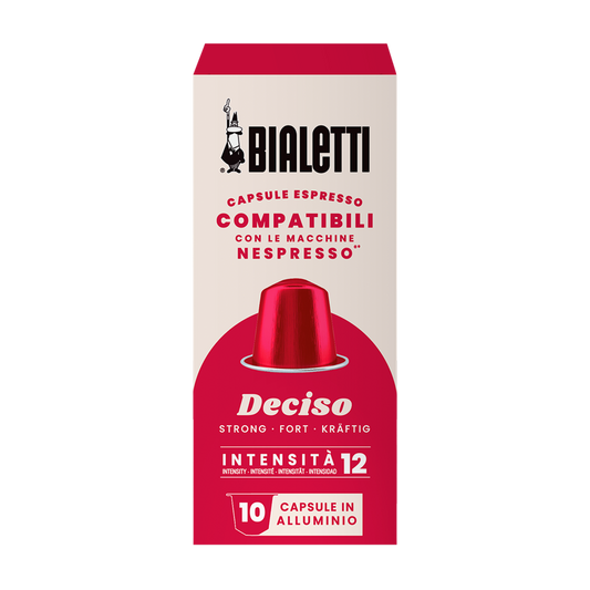 Capsule Bialetti Deciso in alluminio compatibili Nespresso