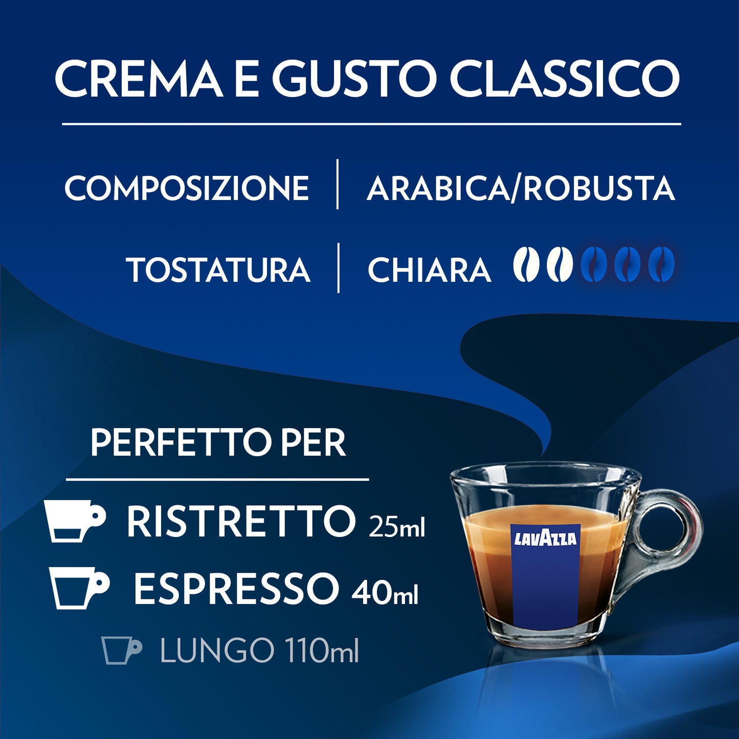 Capsule Alluminio Lavazza Crema e Gusto Classico comp. Nespresso