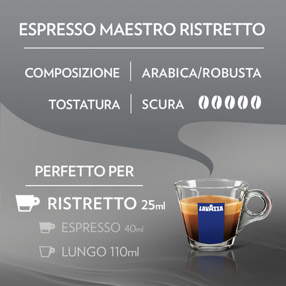 Capsule Alluminio Lavazza Maestro Ristretto comp. Nespresso