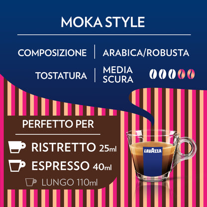 Capsule Alluminio Lavazza Moka Style comp. Nespresso