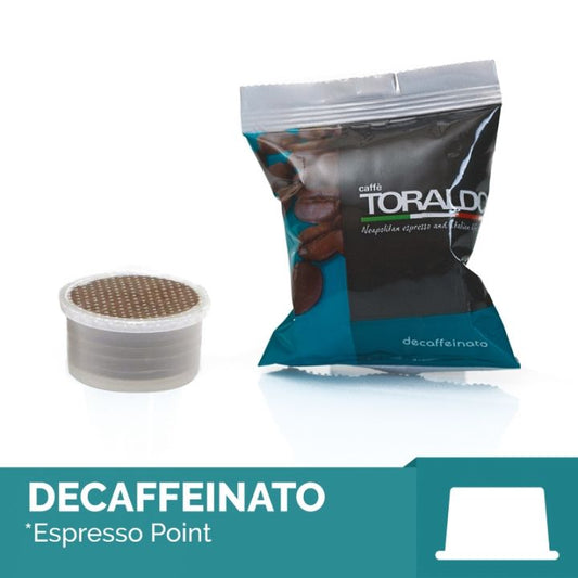 Capsule caffè Toraldo Decaffeinato compatibili Espresso Point