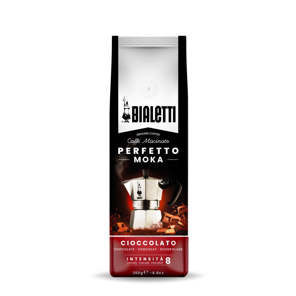 BIALETTI PERFETTO MOKA CAFFÈ MACINATO CIOCCOLATO 250 g