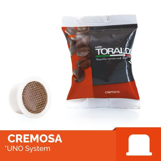 Capsule caffè Toraldo Cremosa compatibili Uno System