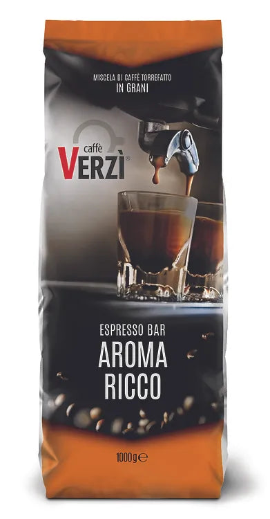 Caffè in grani VERZI miscela AROMA RICCO - Confezione da 1kg