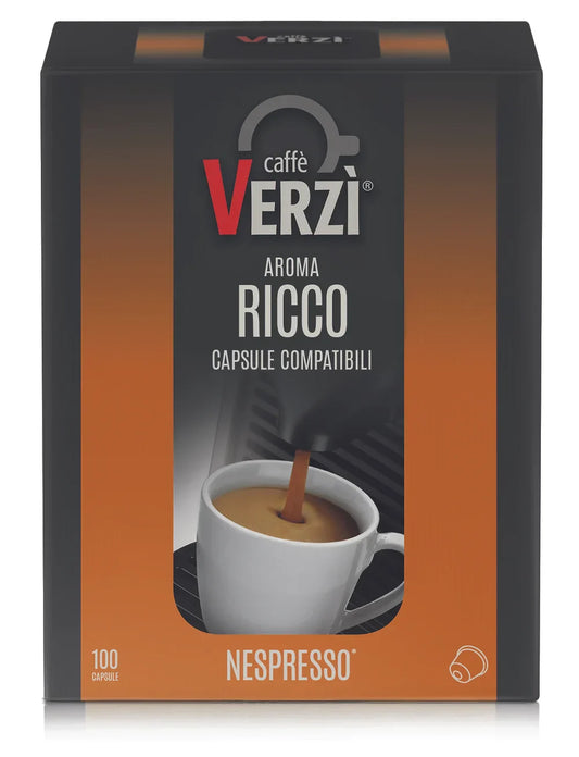 Capsule caffè Verzì  miscela RICCO compatibili NESPRESSO