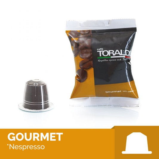 Capsule caffè Toraldo Gourmet compatibili Nespresso