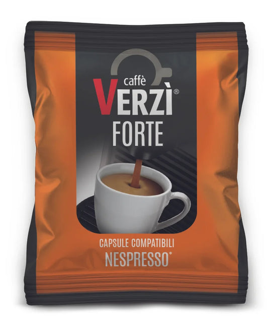 Capsule Caffè Verzì Aroma Forte compatibili Nespresso