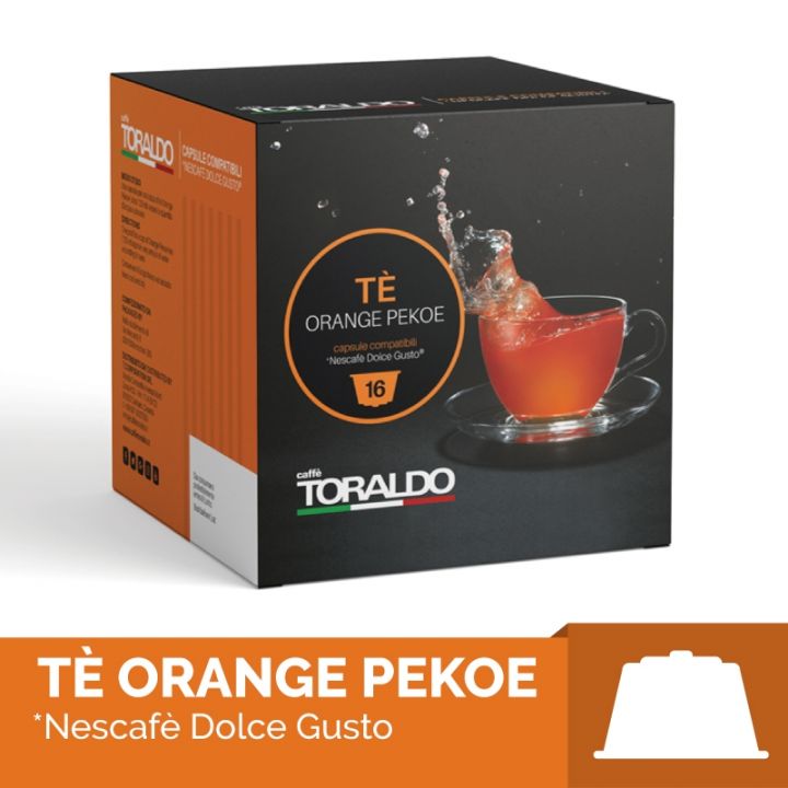 Capsule Toraldo Tè Orange Pekoe compatibili Dolce Gusto