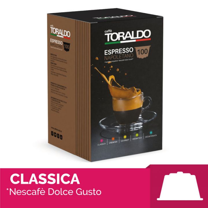 Capsule caffè Toraldo CLASSICA compatibili Dolce gusto