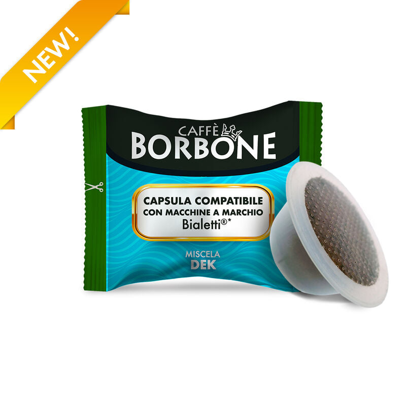 Capsule Borbone Dek compatibili BIALETTI