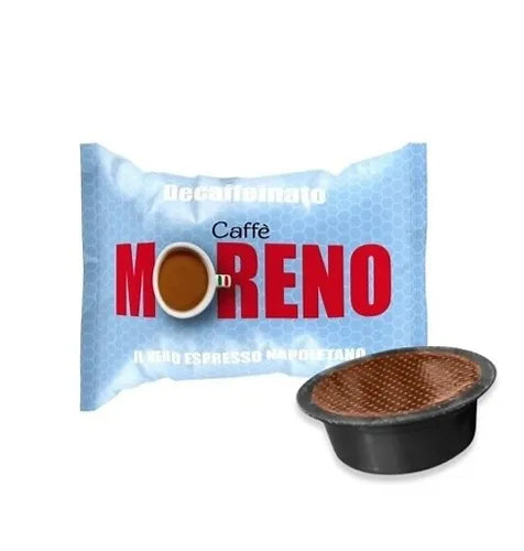 Capsule caffè Moreno miscela Dek compatibili A Modo Mio