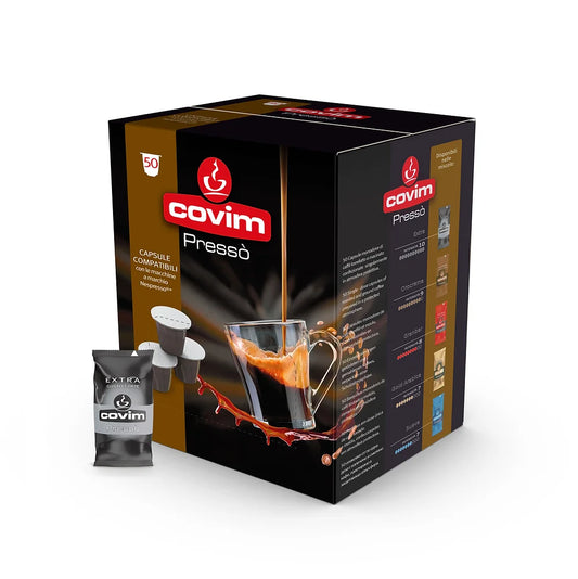 Capsule caffè Covim miscela Extra compatibili Nespresso Flow