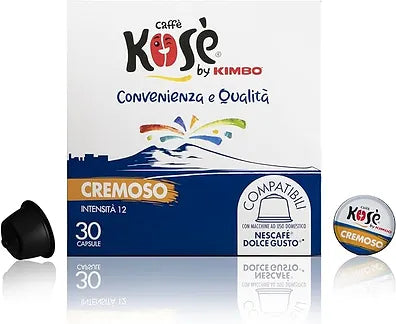 Capsule caffè Kimbo Kosè miscela Cremoso compatibili Dolce Gusto