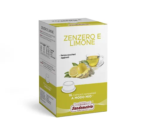 Capsule Sandemetrio Infuso Zenzero e Limone Comp. A Modo Mio