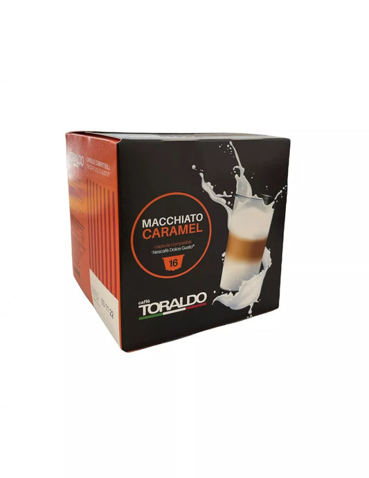 Capsule Toraldo Macchiato Caramel compatibili Dolce Gusto