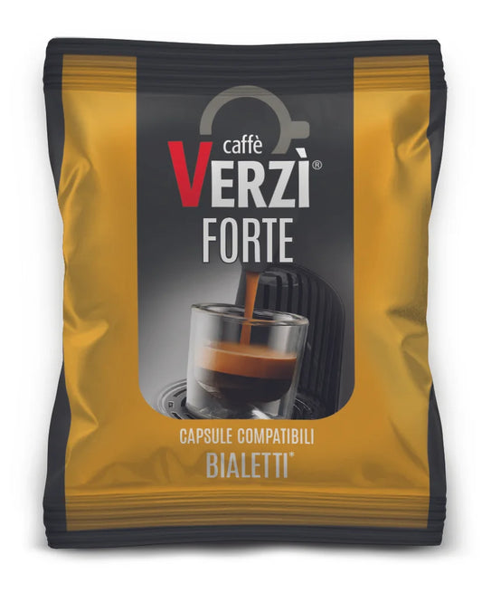 Capsule Caffè Verzì Aroma Forte compatibili Bialetti