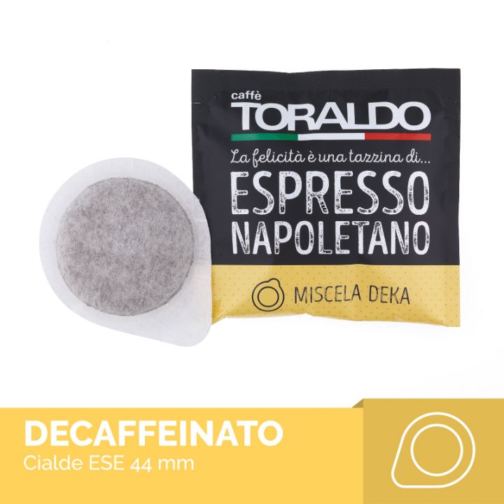 Cialde caffè 44 mm Toraldo Miscela Decaffeinato