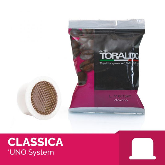 Capsule caffè Toraldo Classica compatibili Uno System