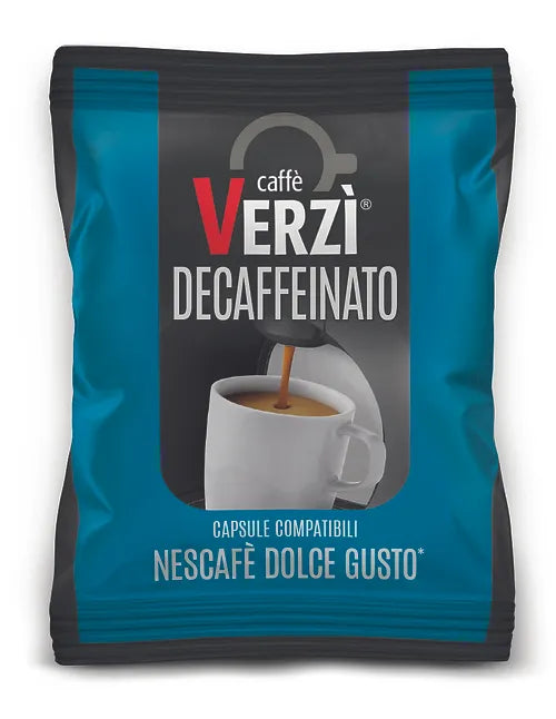 Caffè Verzì Capsule DECAFFEINATO compatibili DOLCE GUSTO