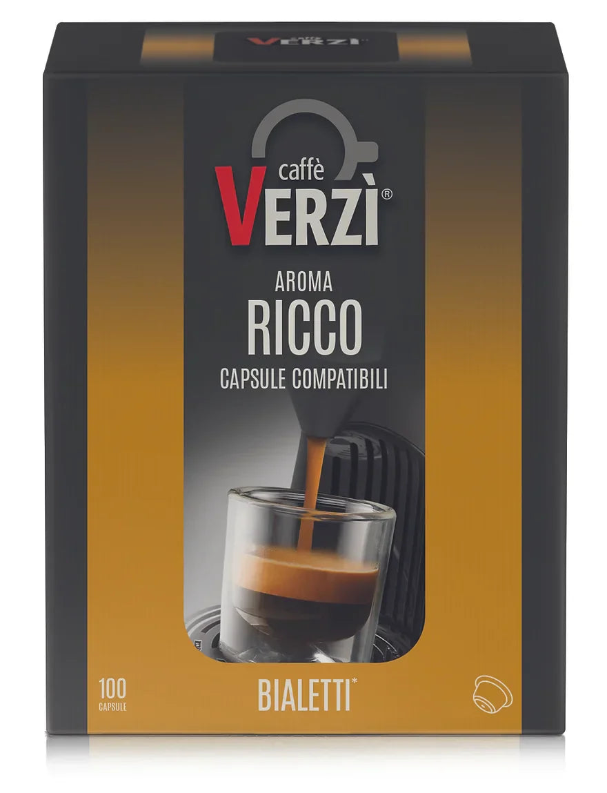 Caffè Verzì Capsule RICCO compatibili BIALETTI