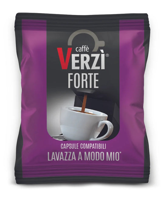 Capsule Caffè Verzì miscela FORTE compatibili A MODO MIO