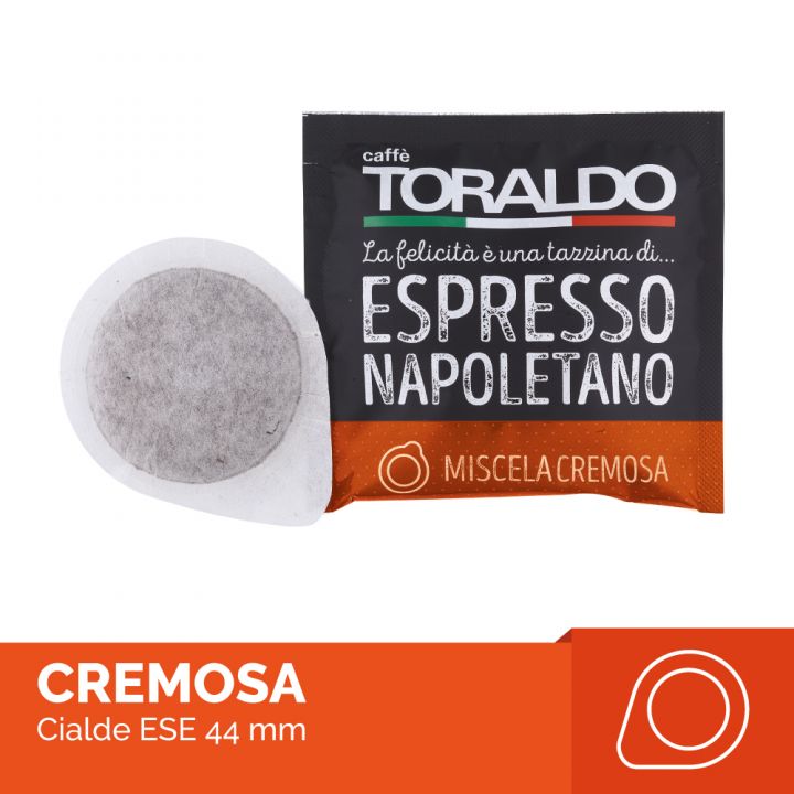 Cialde caffè 44 mm Toraldo Miscela CREMOSA