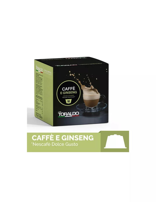 Capsule Toraldo Caffè e Ginseng compatibili Dolce Gusto