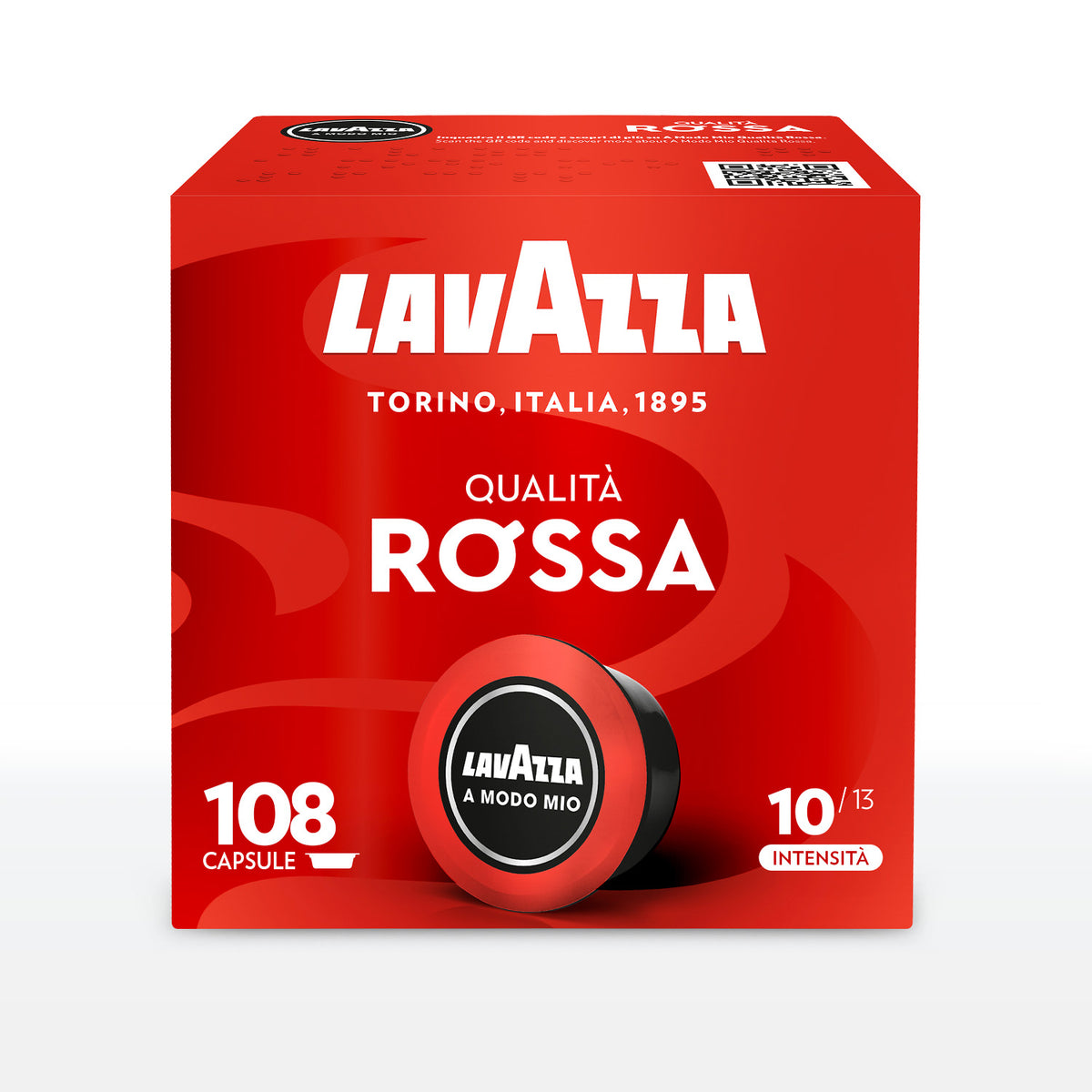 Capsule caffè Lavazza qualità rossa compatibili A MODO MIO