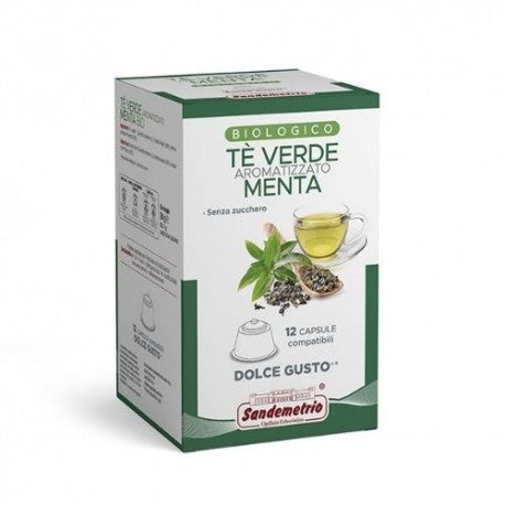 Capsule Sandemetrio Tè Verde alla Menta Comp. Dolce Gusto