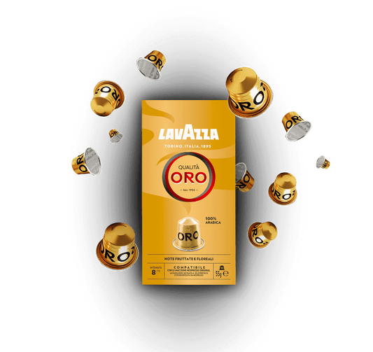 Capsule All. Lavazza Qualità Oro comp. Nespresso Confezioni da 100