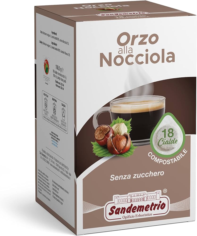 Cialde Sandemetrio Orzo alla Nocciola