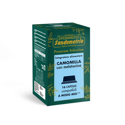 Capsule Sandemetrio Camomilla con Melatonina Comp. A Modo Mio