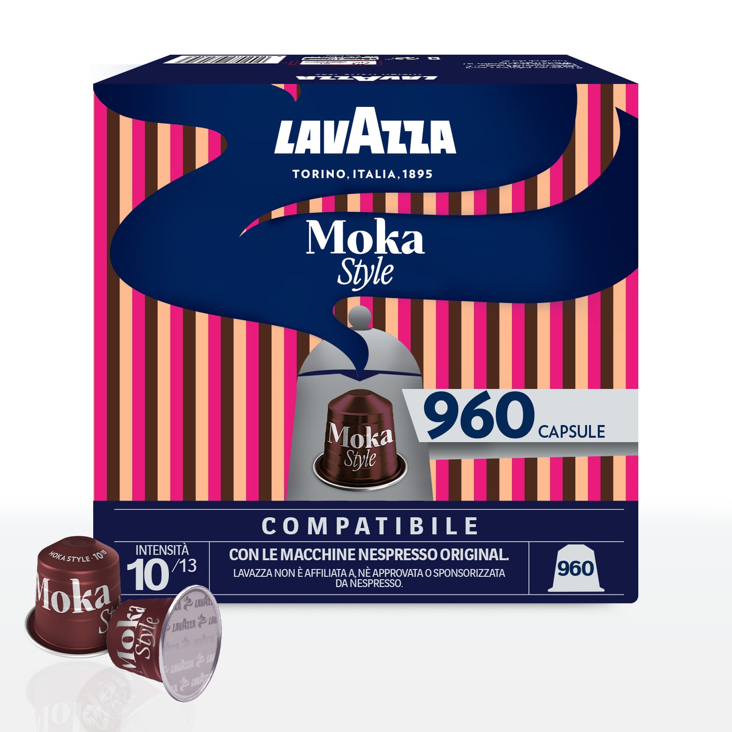 Capsule Alluminio Lavazza Moka Style comp. Nespresso