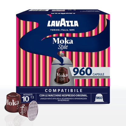 Capsule Alluminio Lavazza Moka Style comp. Nespresso