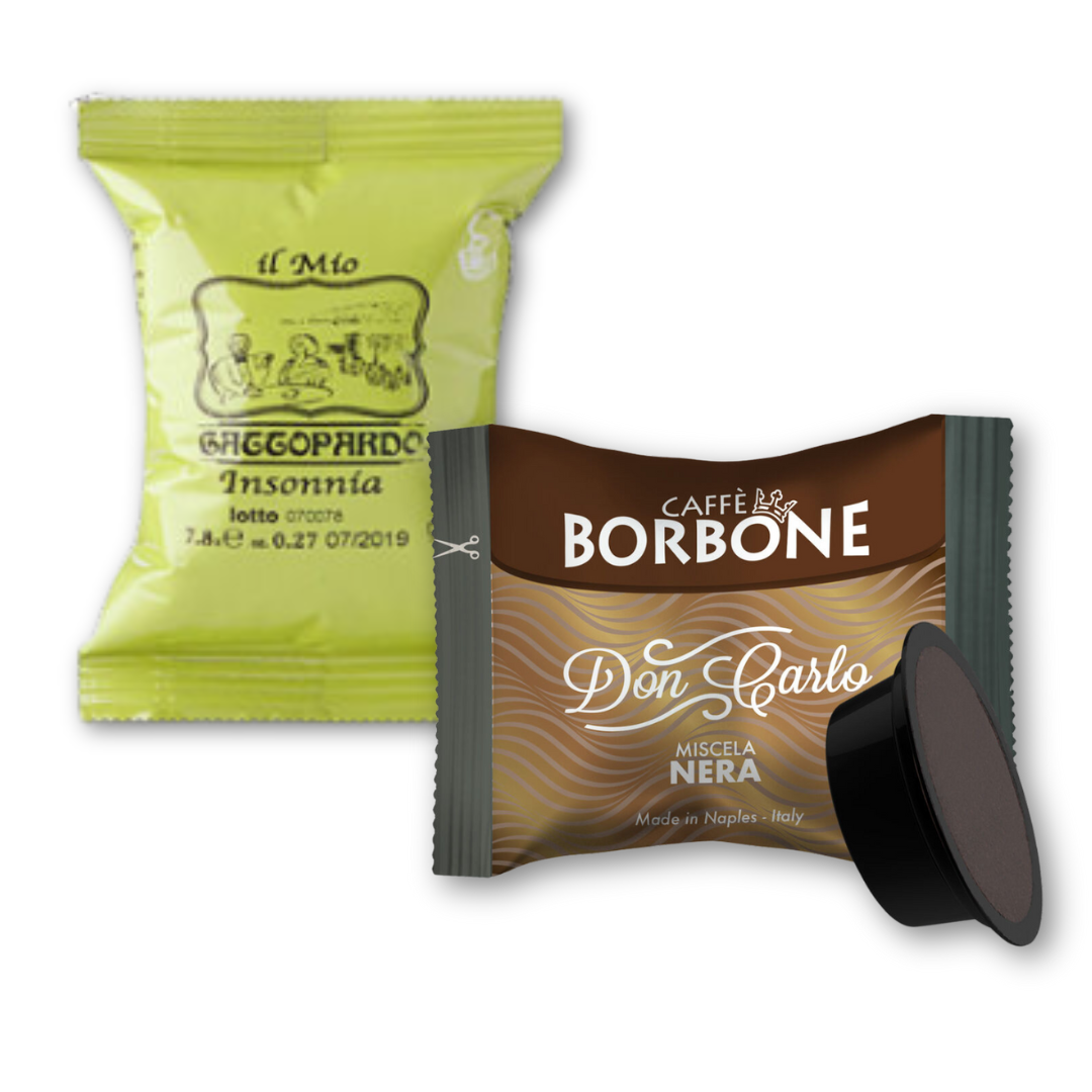 Capsule Caffè Borbone Don Carlo Miscela Nera compatibili con A Modo Mio